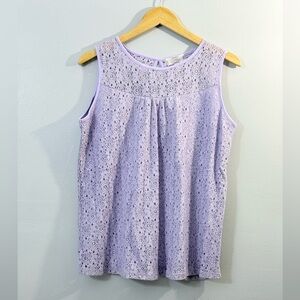 Shannon For New York, sleeveless round-neck blouse size M